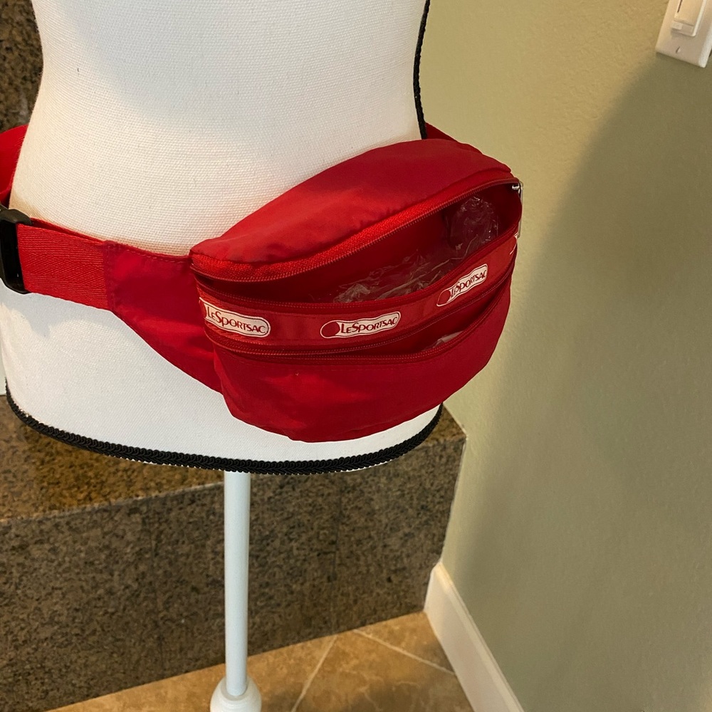 LeSportsac Solid Red Fanny Pack